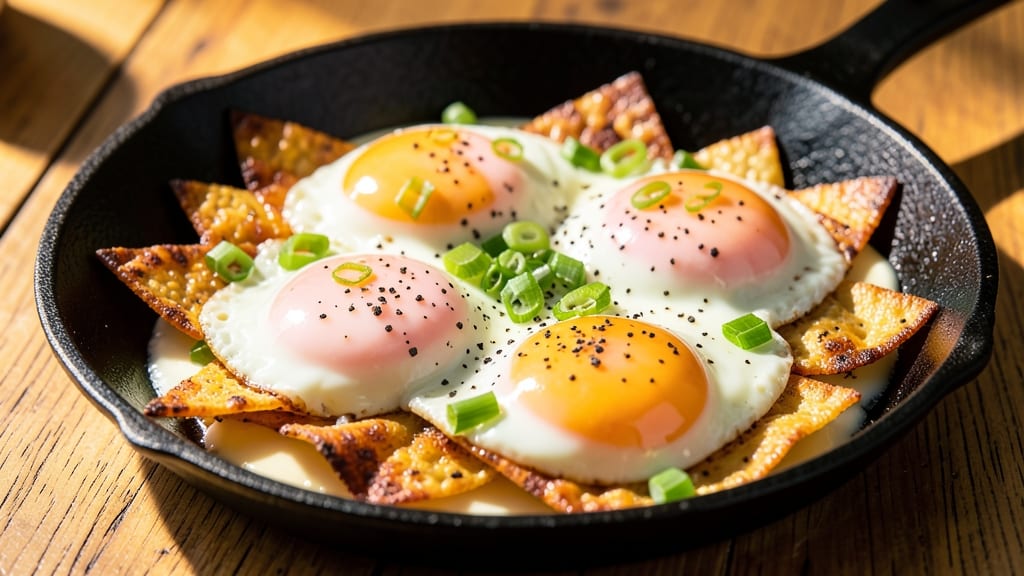 Scrampled Eggs Recipe: Crispy Tortilla Crunch Meets Silky Yolk Magic