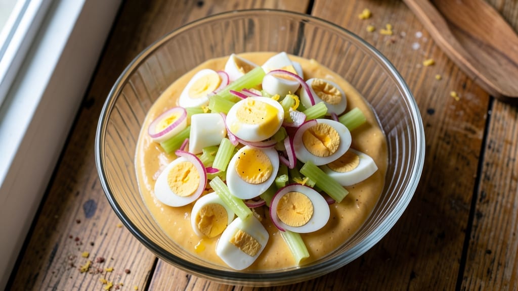 7-11 Egg Salad Recipe: Mayo-Packed Creaminess with Crunchy Celery