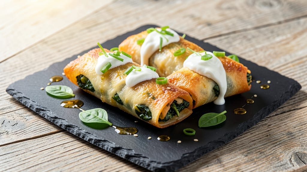 Spinach Egg Roll Recipe: Crispy Wraps With Hidden Creamy Surprise