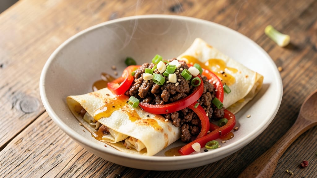 Soft Egg Roll Recipe: Scrambled Eggs With Silky Yolk and Crispy Tortilla Wraps