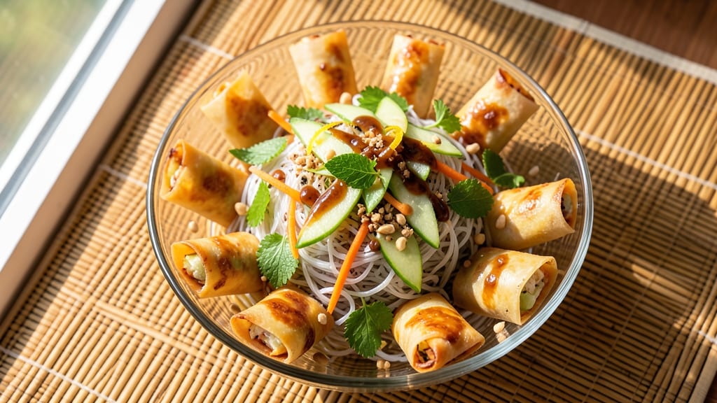 Vietnamese Egg Roll Salad Recipe: Crunchy Wraps With Tangy Fish Sauce Kick
