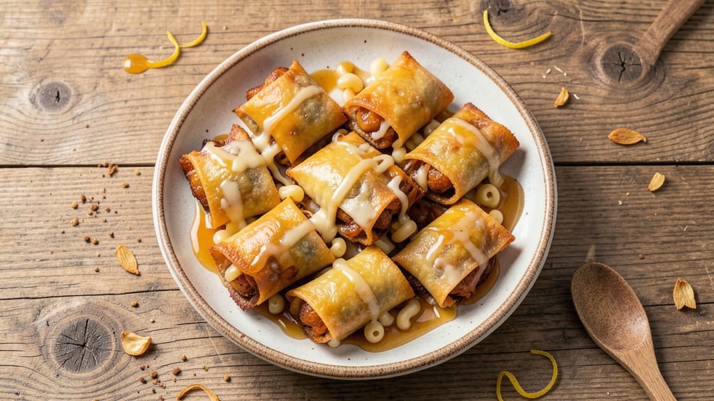 Yams And Mac And Cheese Egg Rolls Recipe: Sweet-Savory Breakfast Bites With Crispy Shells
