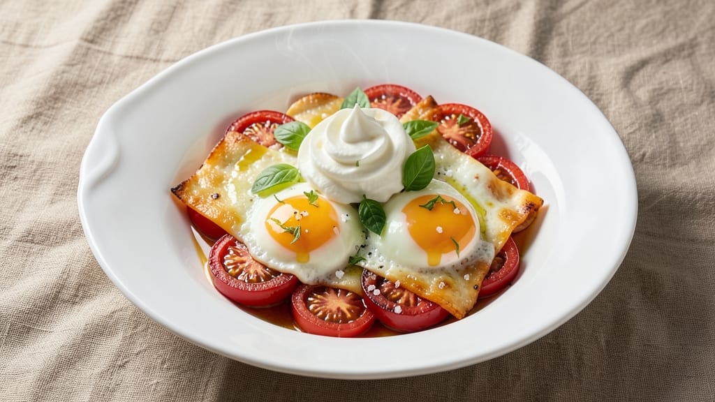 Tomato Cheese Egg Recipe: Sunny-Side-Up Flavor in One Skillet