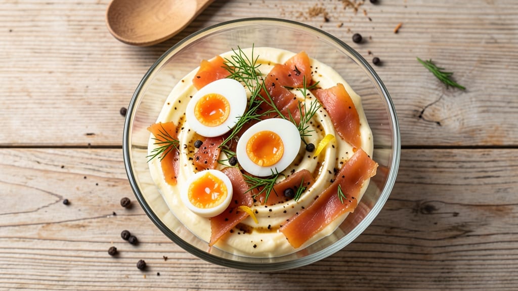 Smoked Salmon Egg Salad Recipe: Flaky Fish and Creamy Yolk Harmony