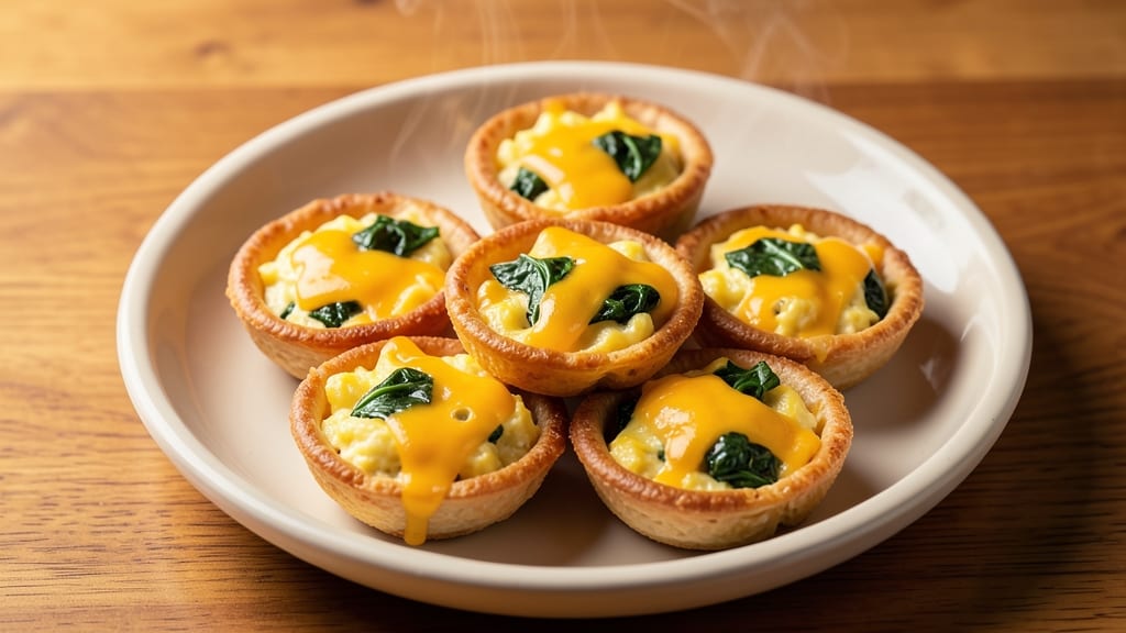 Tim Hortons Spinach Egg Bites Recipe: Fluffy Tortilla Cups with Hidden Savory Cheese