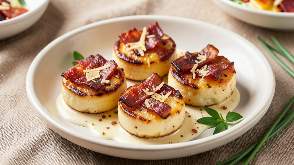 Starbucks Bacon and Gruyere Sous Vide Egg Bites Recipe: Crispy Edges, Gooey Gruyere, and Smoky Bacon