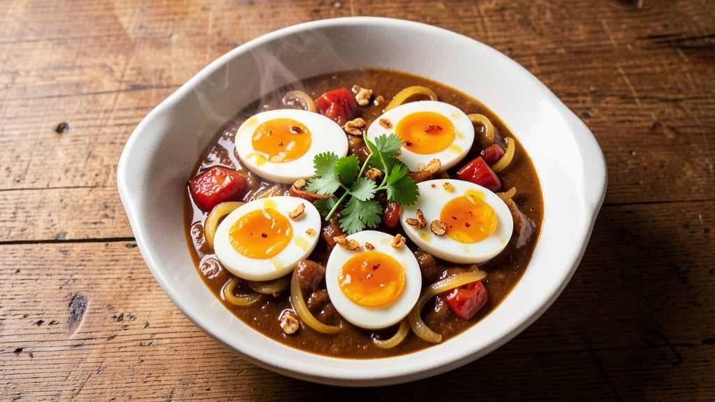 Thick Egg Curry Recipe: Velvety Coconut and Spice Harmony