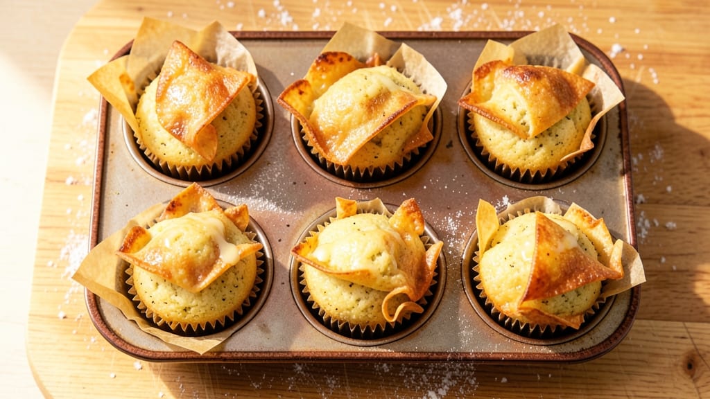 2 Egg Cupcakes Recipe: Crispy Tortilla Shells With Silky Yolk Centers