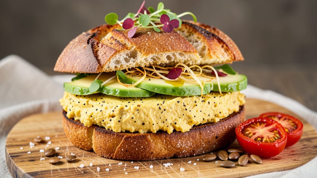 Vegan Egg Sandwich Recipe: Fluffy Tofu Scramble That Mimics Real Eggs