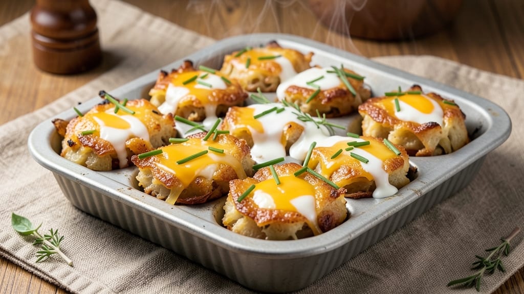 Smashed Potato Egg Bites Recipe: Crispy Edges and Creamy Yolk Magic