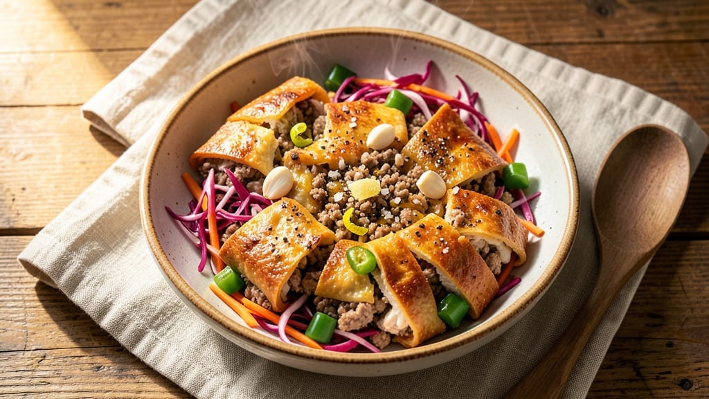 American Egg Rolls Recipe: Breakfast Wrap with Crispy Edges and Fluffy Fillings