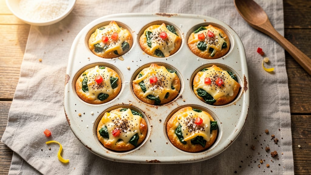 Veggie Cheese Egg Muffins Recipe: Savory Bite-Sized Breakfast in 20 Minutes