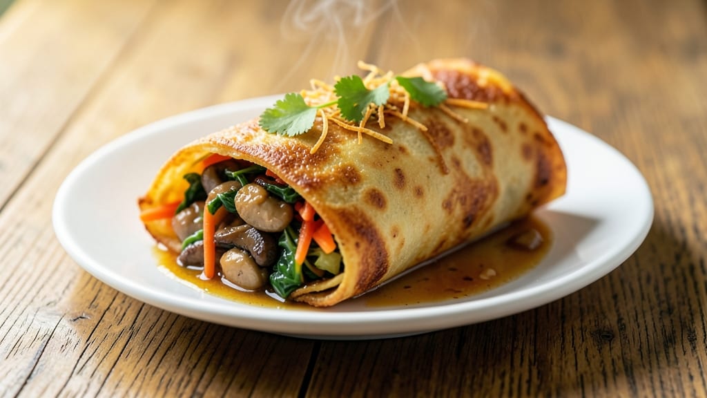 Vegan Egg Roll Recipe Air Fryer: Crispy Tortilla Wraps With Savory Filling