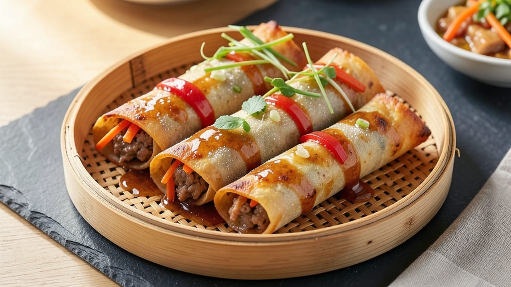 Stuffed Egg Roll Recipe: Crispy Tortilla Wraps Packed With Spicy Filling