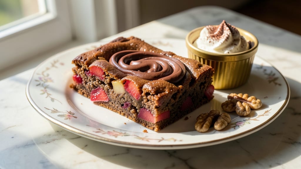 Apple Cocoa Egg Brownie Recipe: Fudgy Cocoa Swirls With Crispy Edges